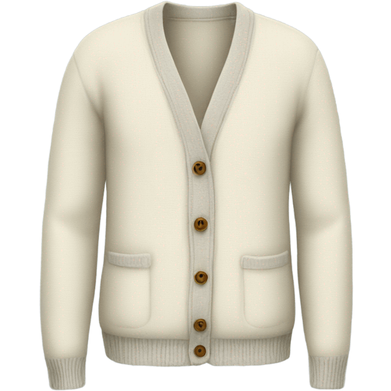 cream cardigan emoji