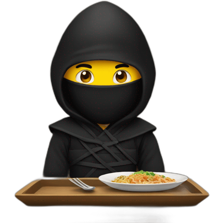 ninja-in-restaurant emoji