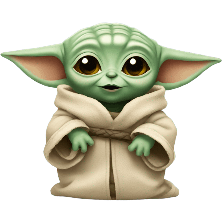 baby yoda in love emoji