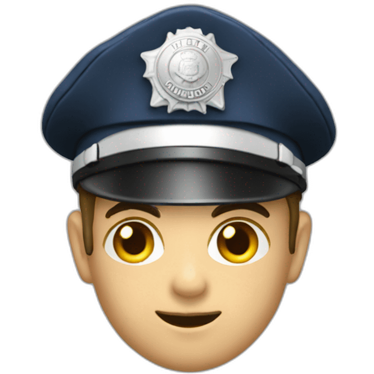 Policier avec matraque emoji