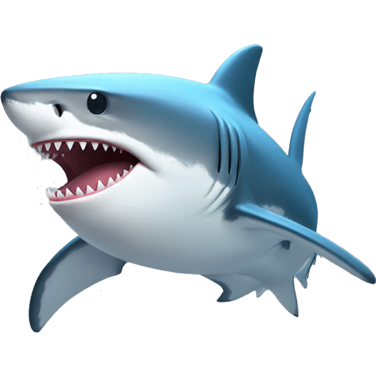 Shark with laser on its head emoji