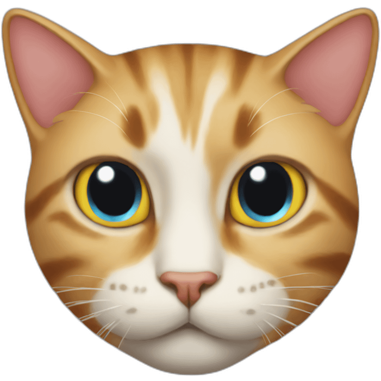 Cat head reality emoji