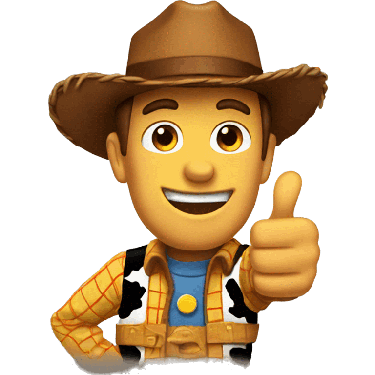 Woody thumbs up emoji