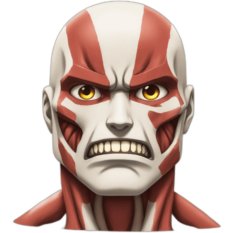 The colossal titan, Shingeki no Kyojin emoji