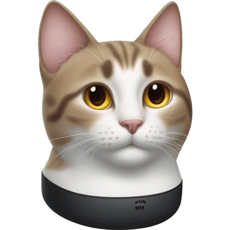 cat with airpods max emoji