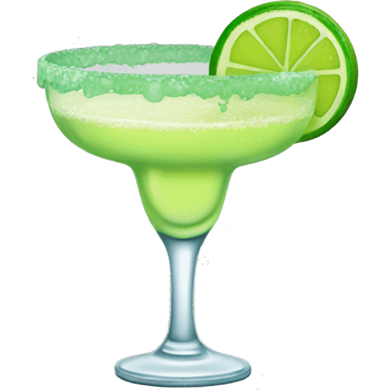 Margarita in a glass emoji