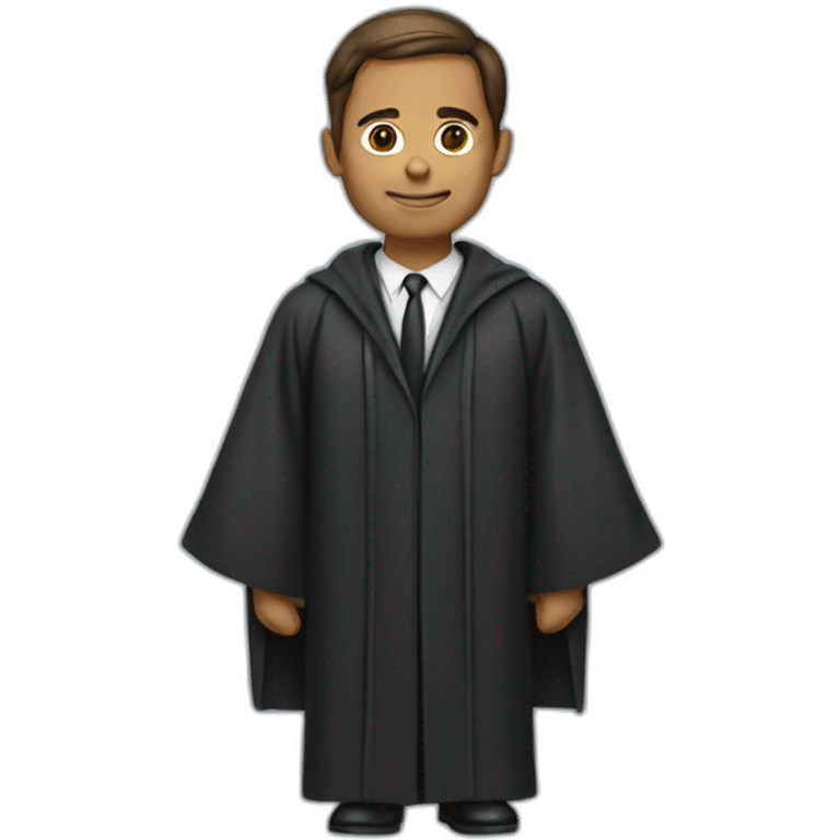 lawyer Wearing a robe emoji