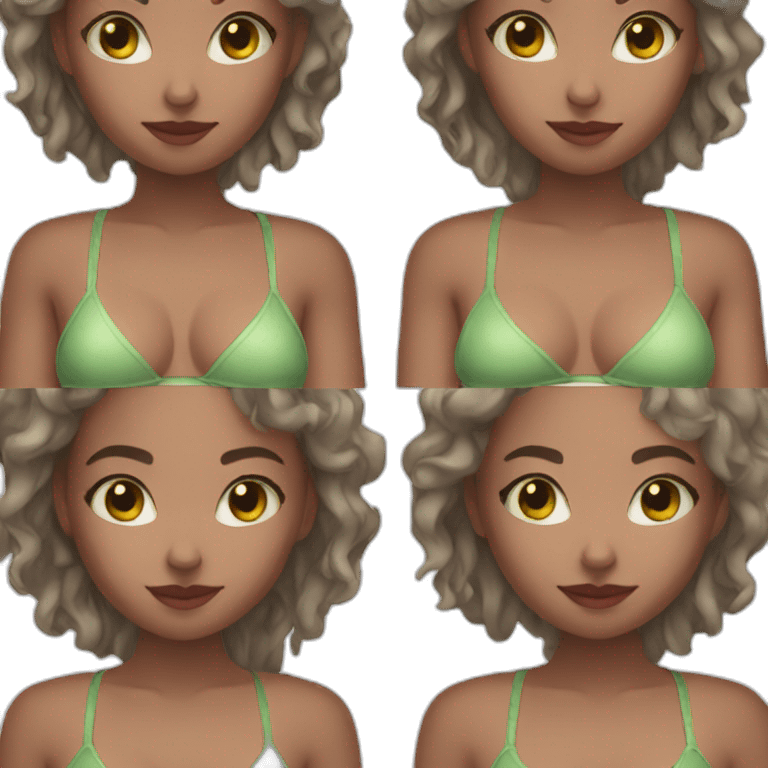 Girl bikini emoji