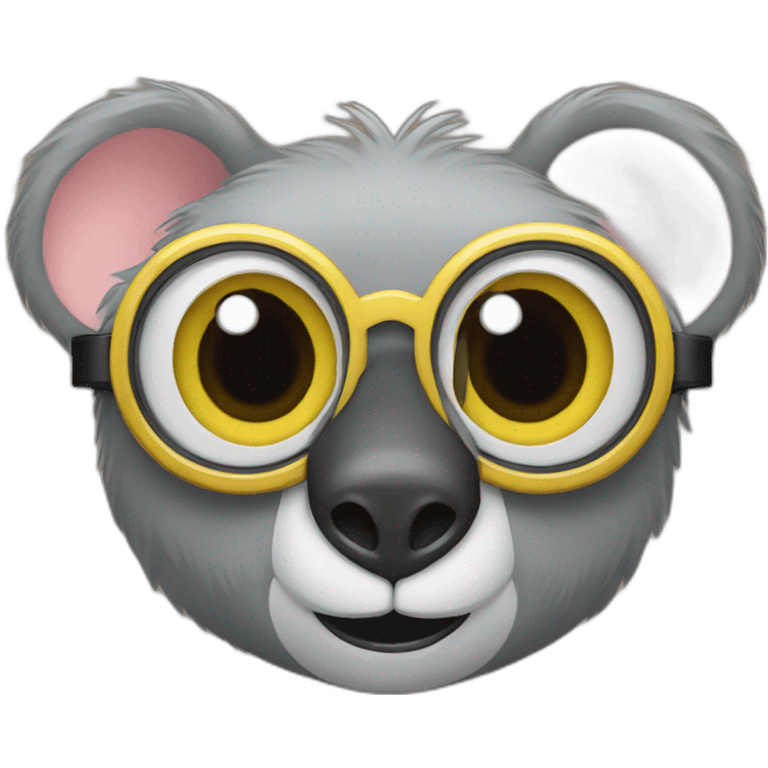 A Minion with a koala emoji