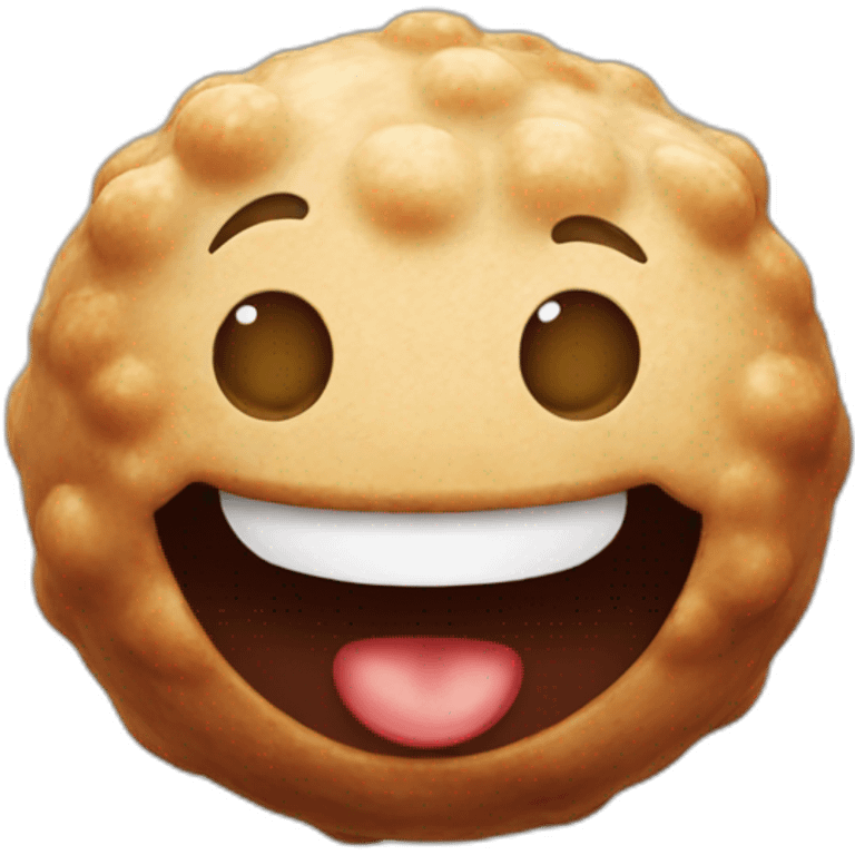 happy meatball emoji