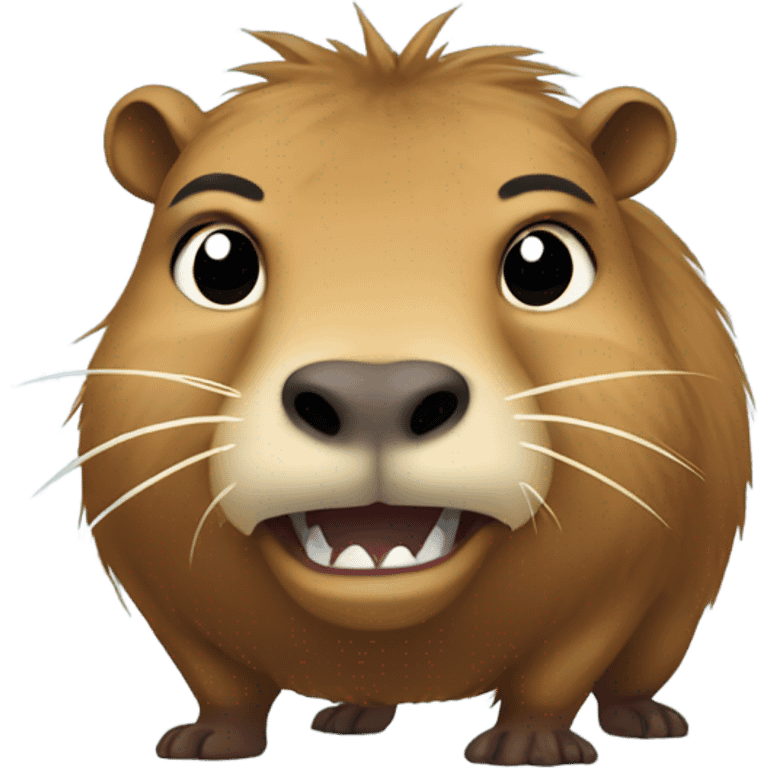 angry capybara emoji