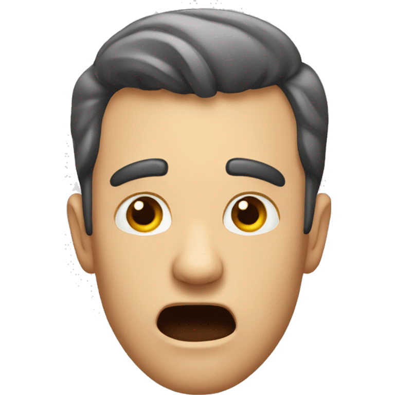 Englishman have a surprised  emoji