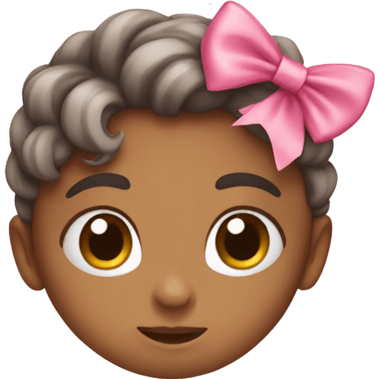 cute pink bow emoji