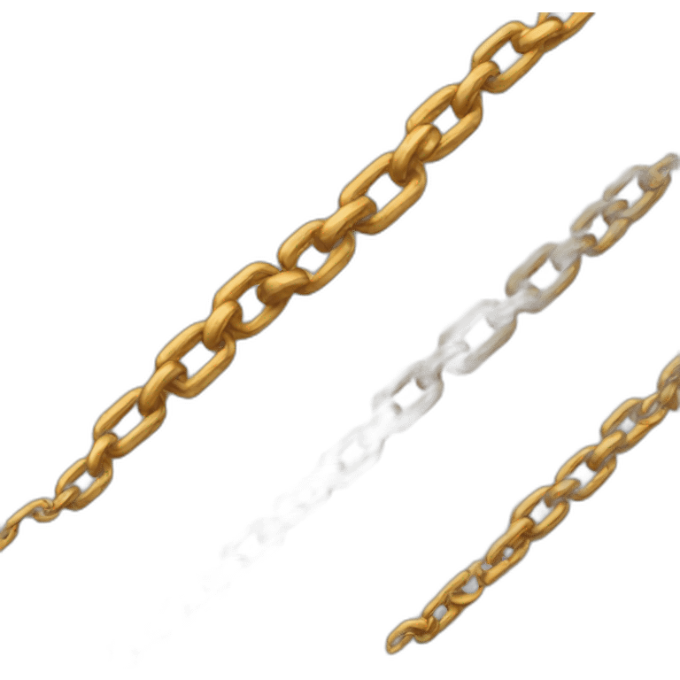 Long chain emoji