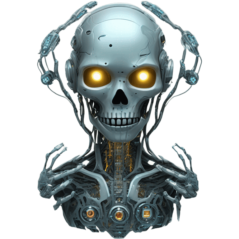 Cyborg grave emoji