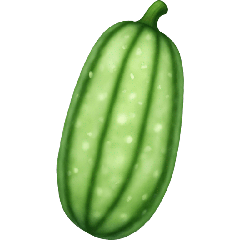 A hot cucumber 🥒  emoji