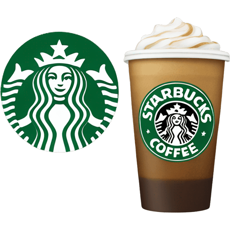 Starbucks coffee emoji