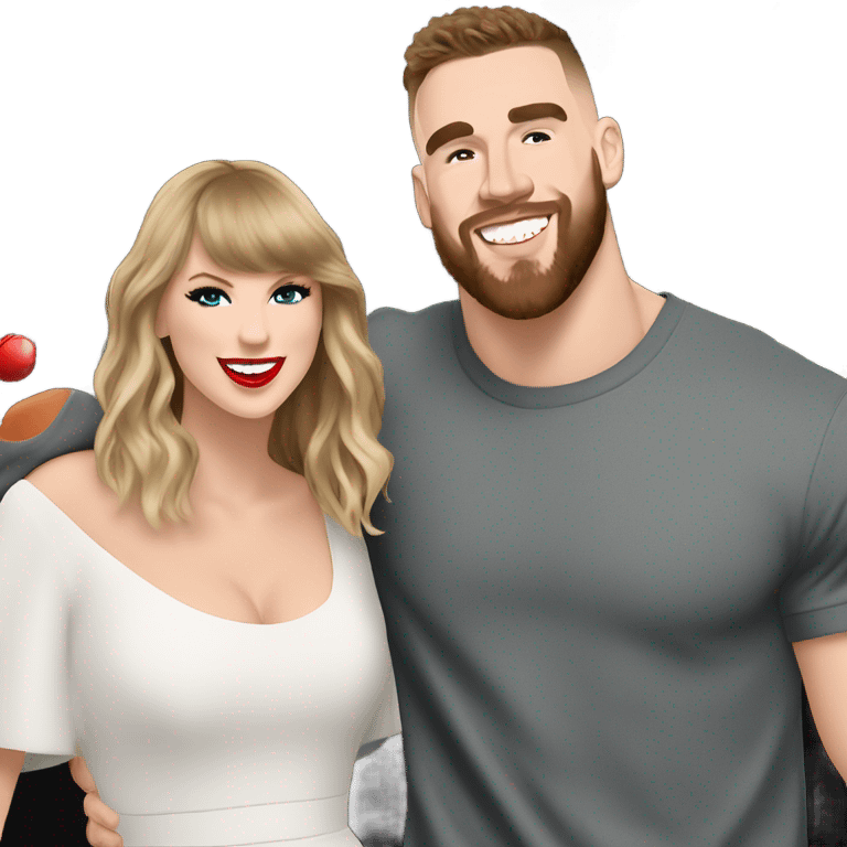 Taylor and Travis emoji