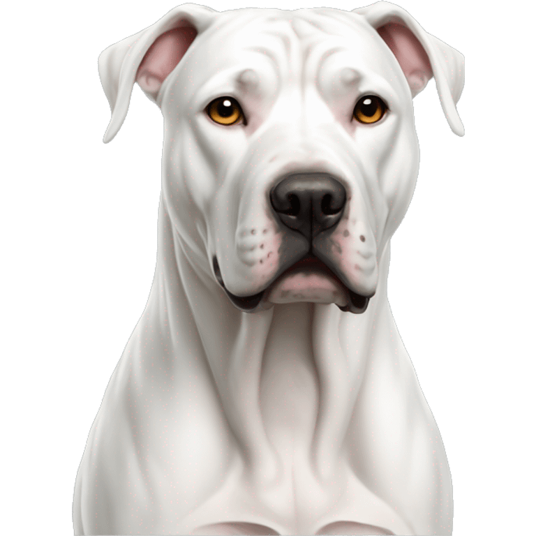 Dogo Argentino Dog Breed Full Body emoji