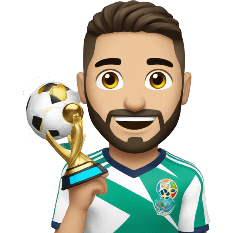 Maluma con la copa del mundo  emoji