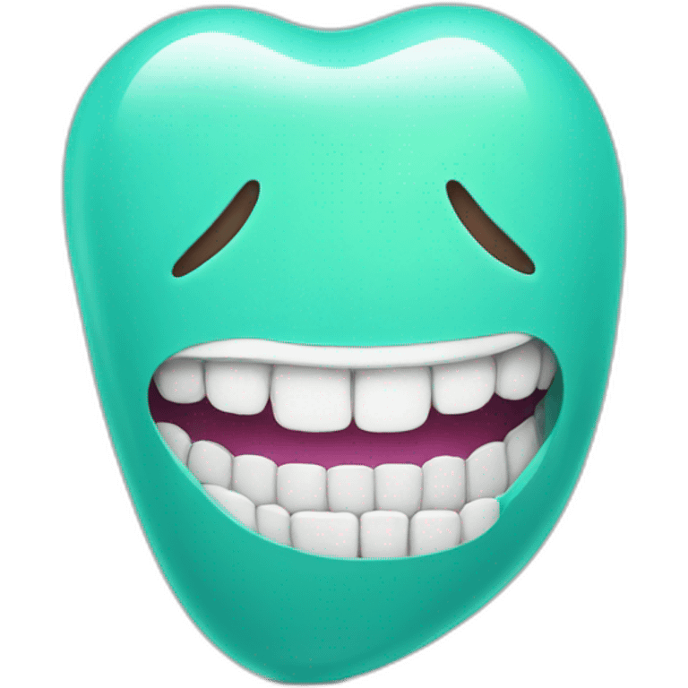 teeth gum emoji