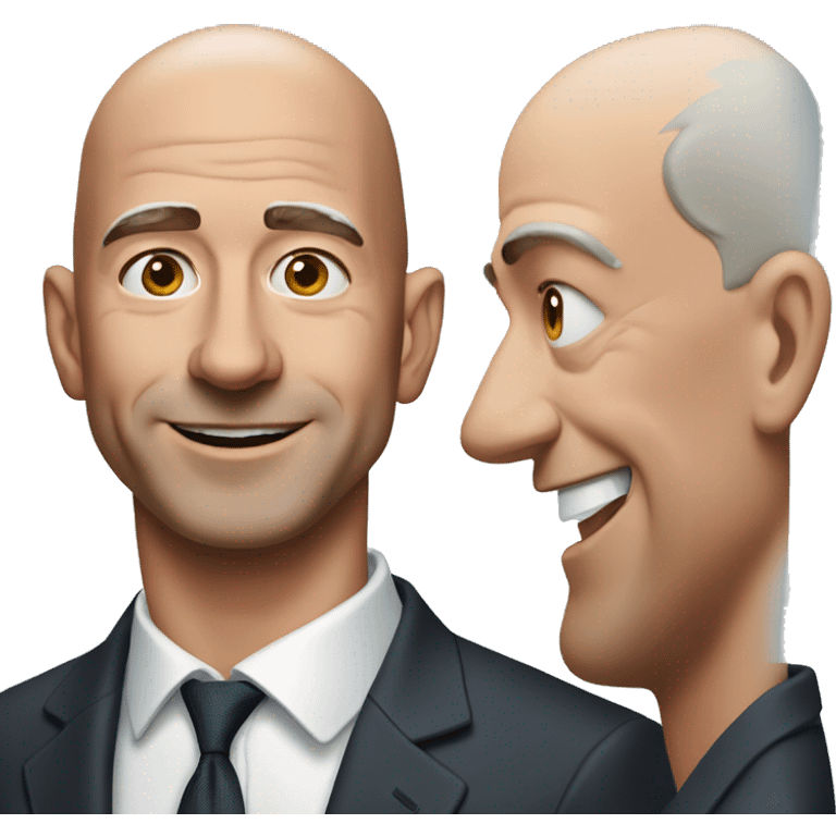 Photorealistic Jeff bezos emoji