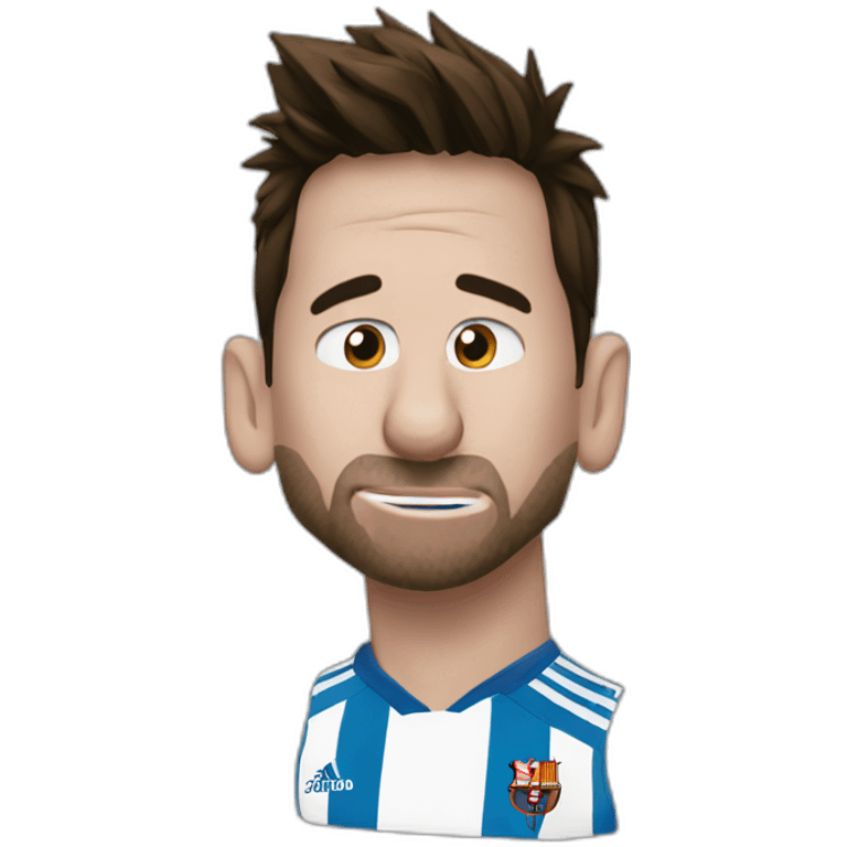 Messi qui fume emoji