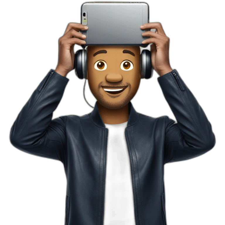 Phone on the head will smith emoji