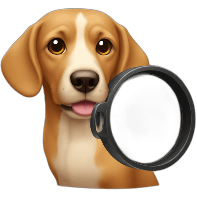 Salameche avec une loupe emoji