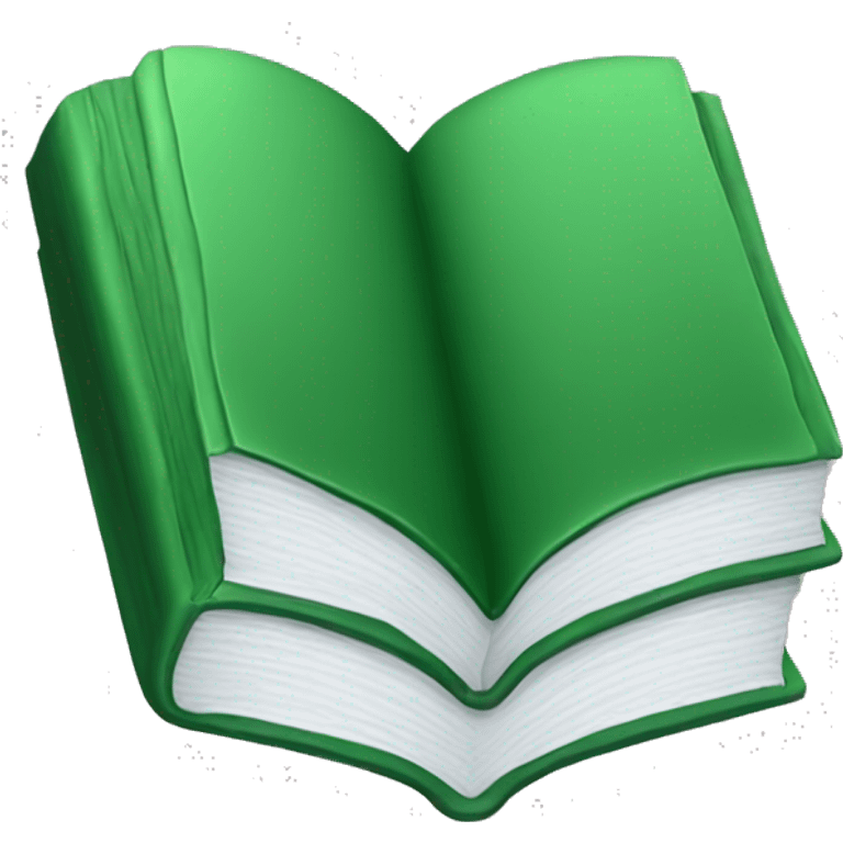 Green books emoji