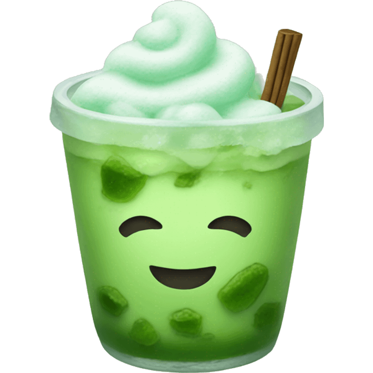 iced matcha emoji