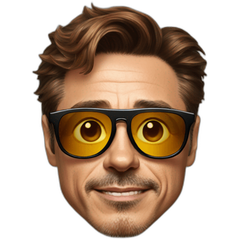 Robert Downey Jr. with sun glasses emoji