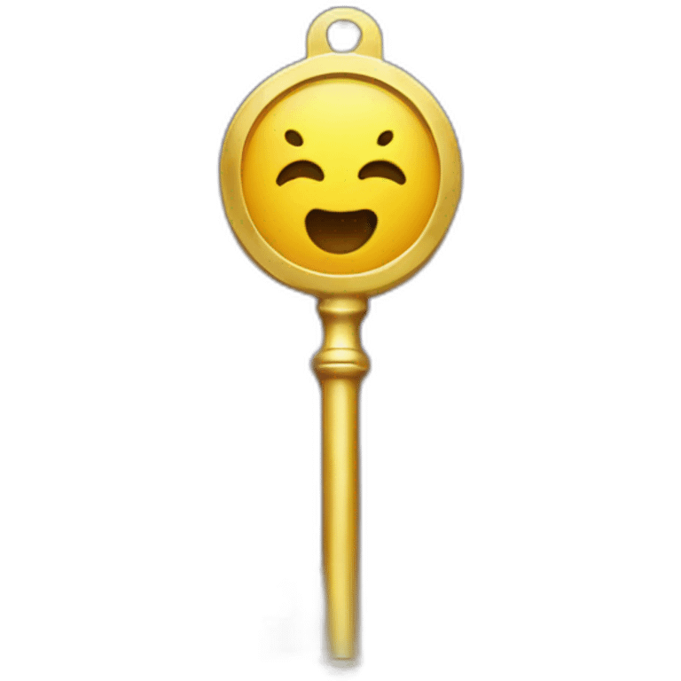 key in a universe background emoji