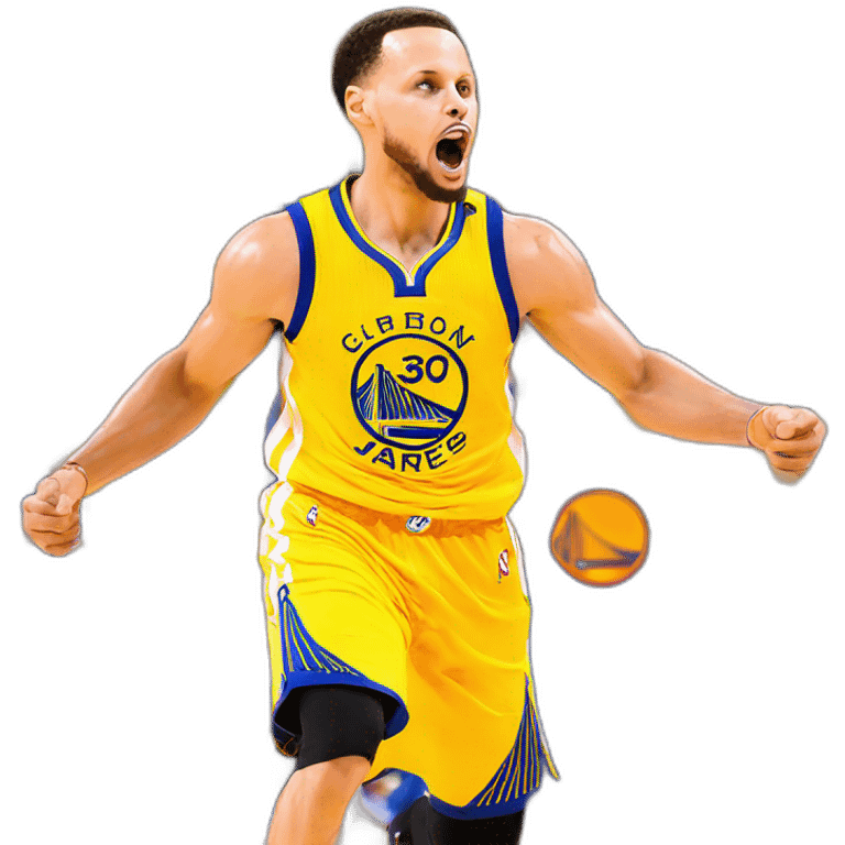 stephen curry-smack-LeBron james emoji