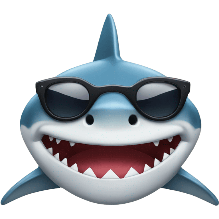 shark with sunglasses emoji