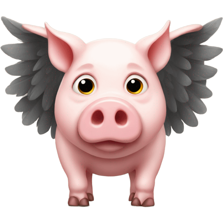 Pig with wings emoji