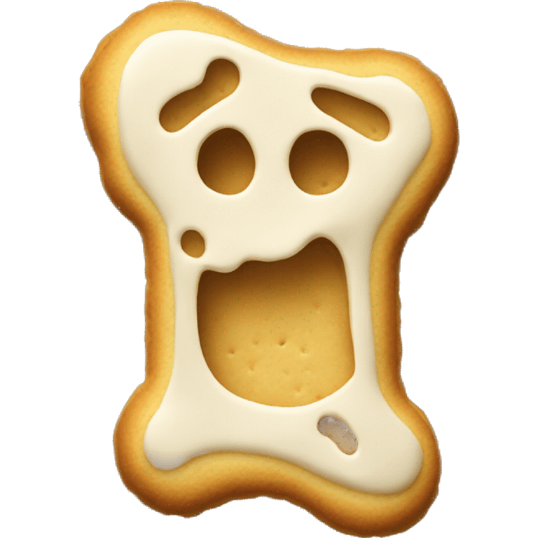 bone-shaped biscuit emoji