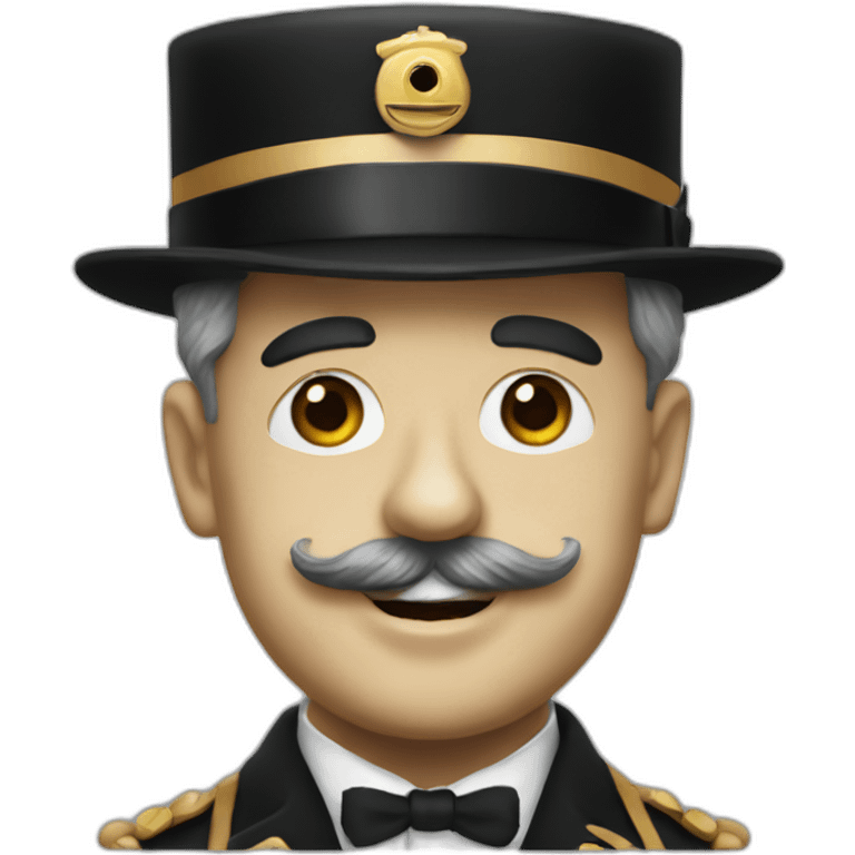 Charlie Chaplin dans dictator emoji