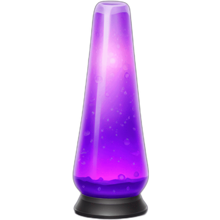 A purple lava lamp emoji