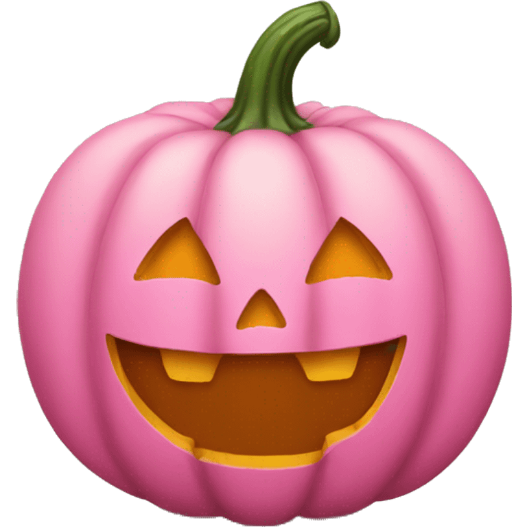 Pink pumpkin  emoji