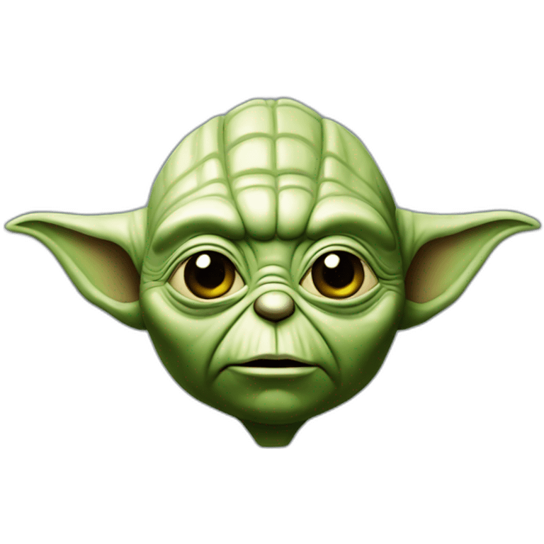 yoda robot head emoji