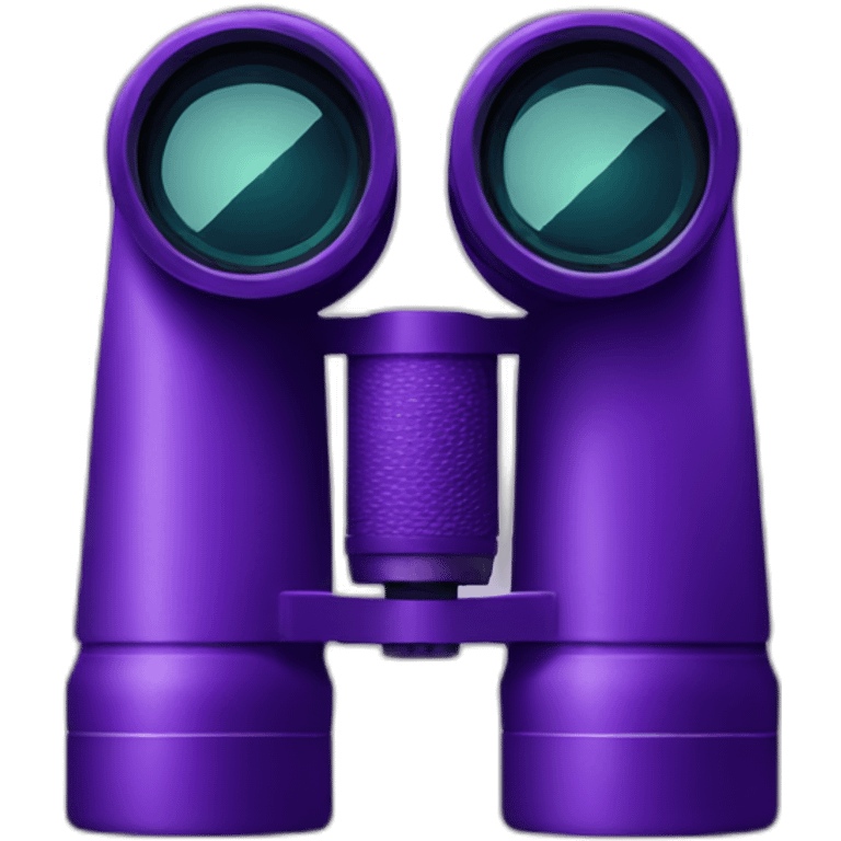 purple binoculars emoji