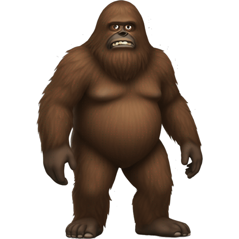 Sasquatch with a huge butt  emoji