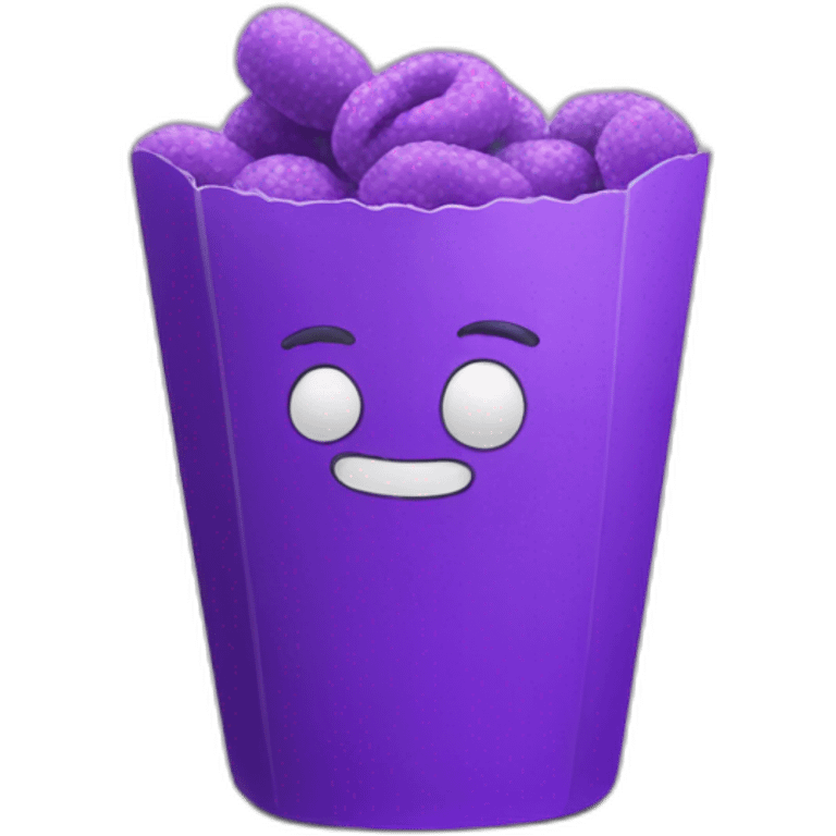 Purple snack emoji