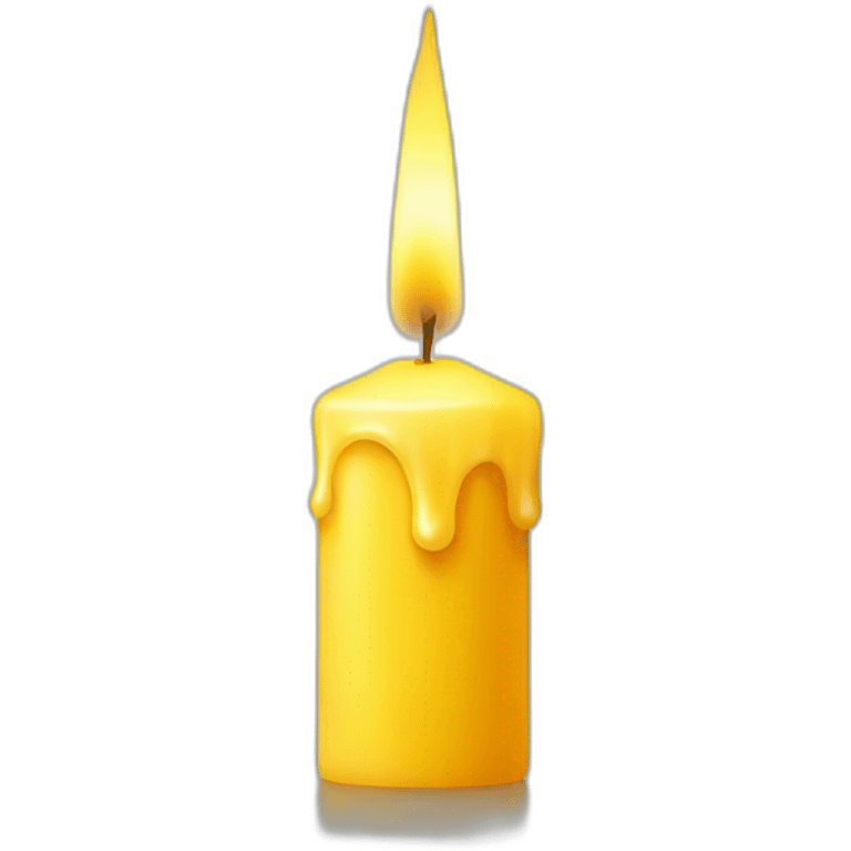 yellow candle emoji