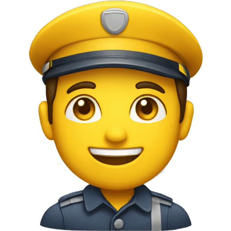 postman yellow emoji