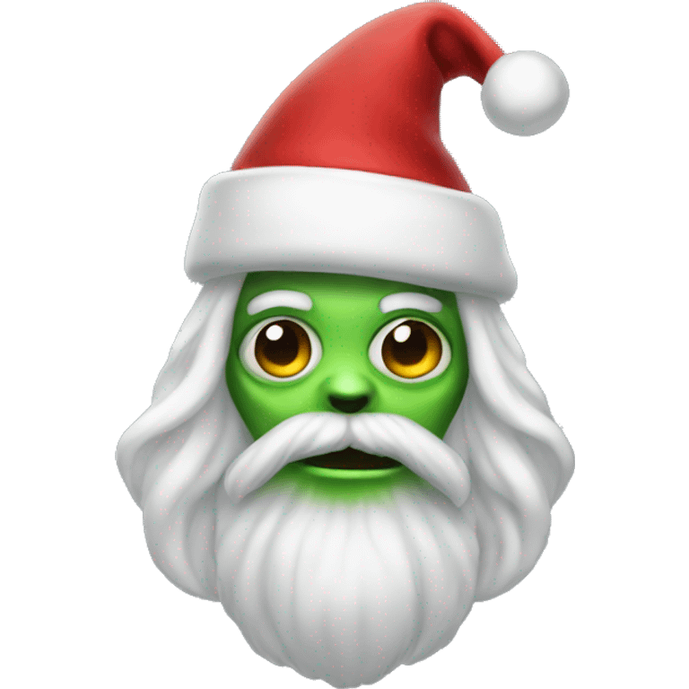 alien santa emoji