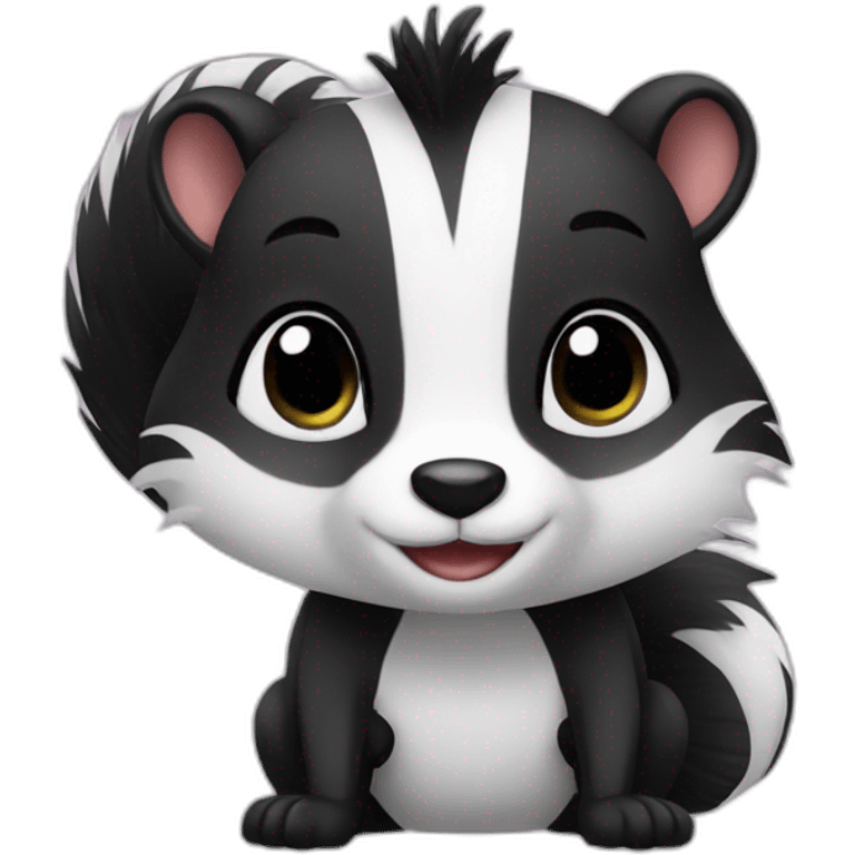 cute skunk emoji