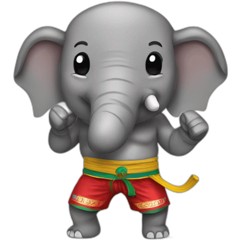 Elephant muay thai  emoji