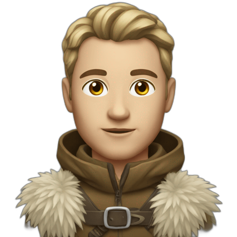 white hunter emoji